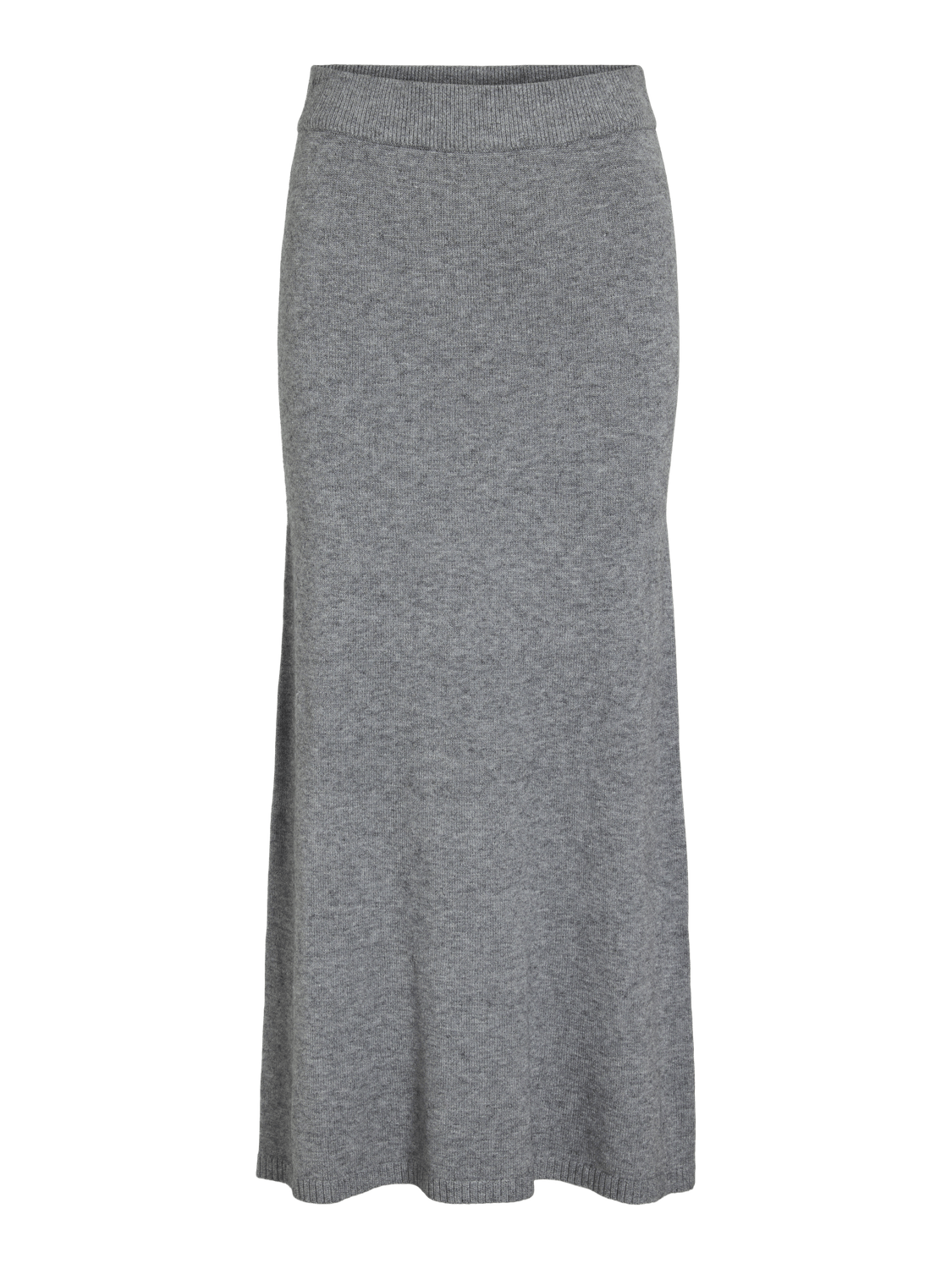 VIRIL Long Skirt - Medium Grey Melange - VERO MODA & VILA Bergvik
